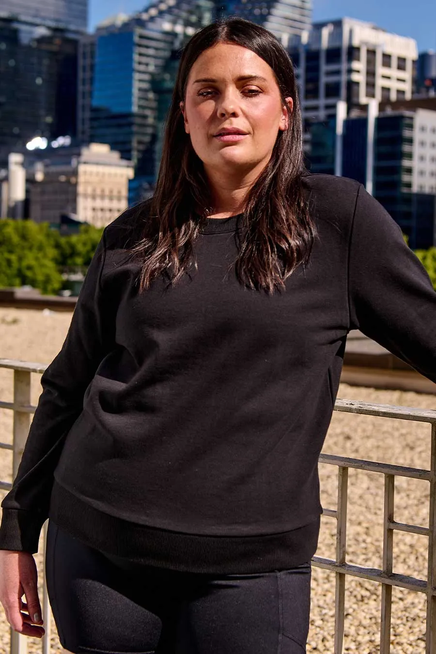 Classic Lightweight Sweater - Black