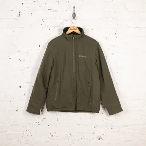 Columbia Fleece Lined Shell Jacket - Green - M