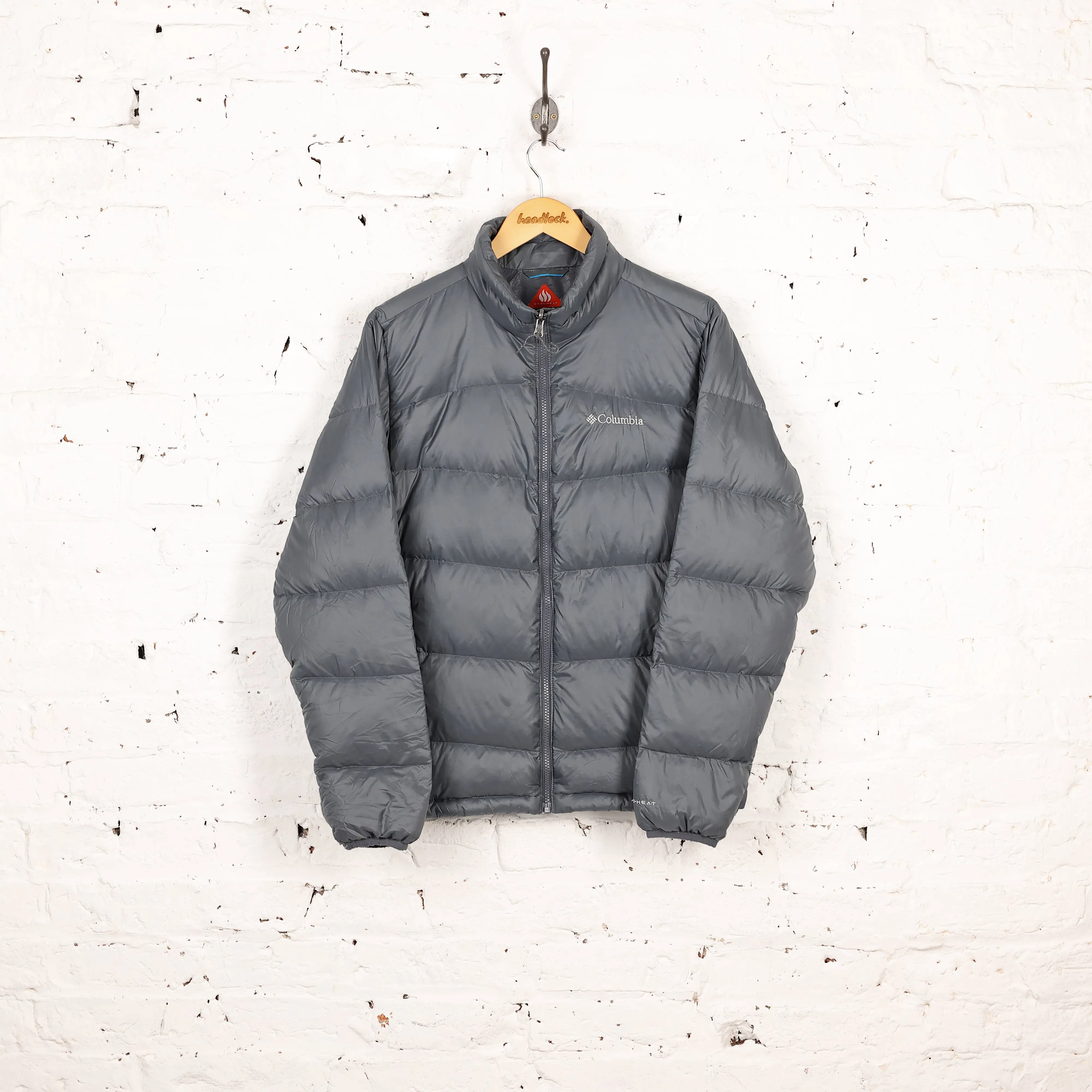 Columbia Omni Heat Interchange Puffer Quilted Jacket Coat - Grey - S