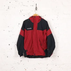 Columbia Omni Tech Waterproof Rain Jacket - Red - S