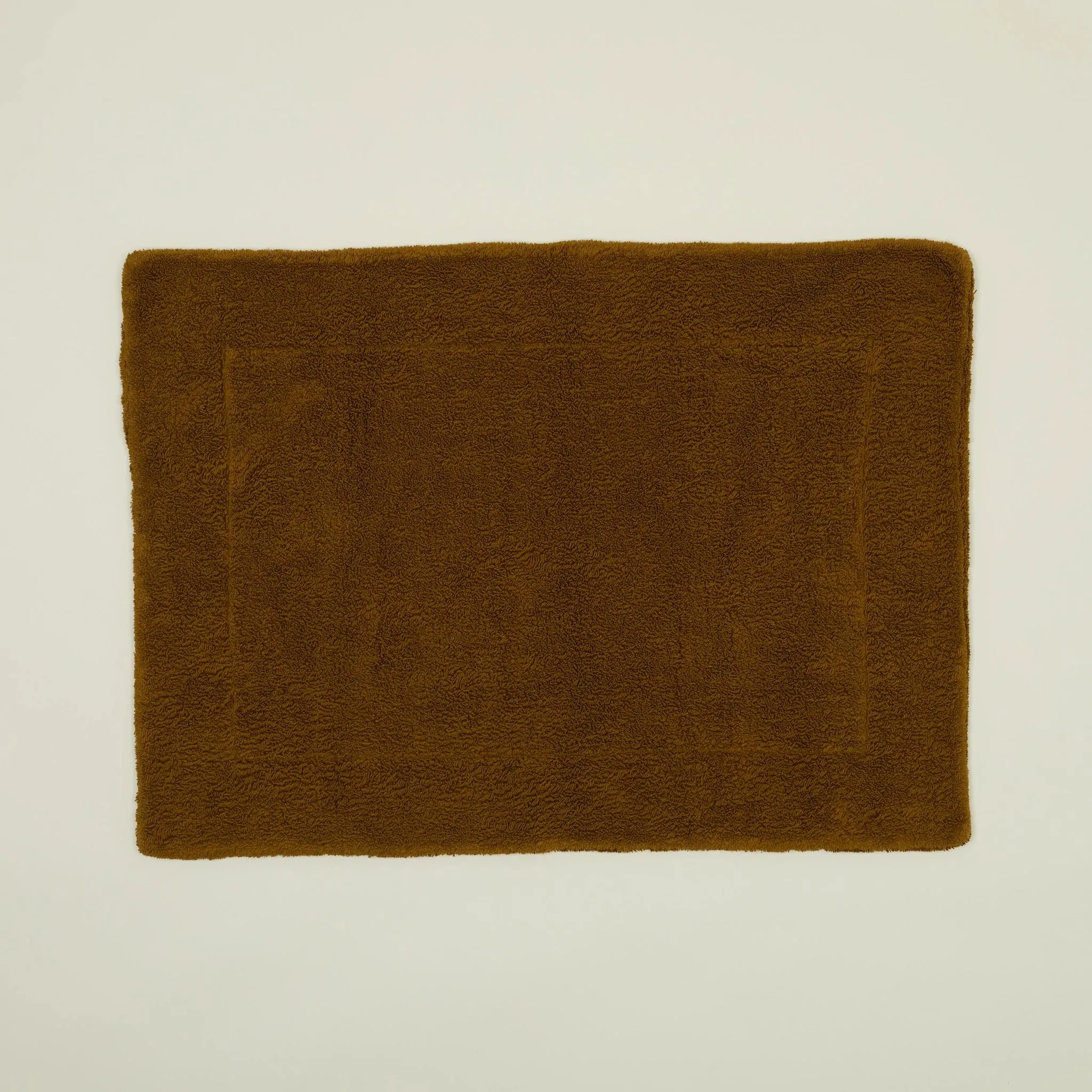 Cotton Terry Bath Mat | Bronze