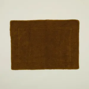 Cotton Terry Bath Mat | Bronze