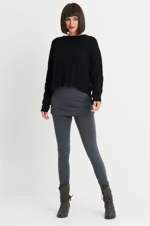 Cotton Weavie Crewneck Sweater