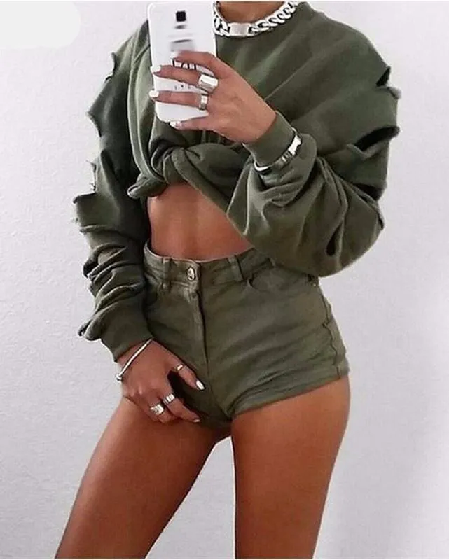 Cropped Hoodies