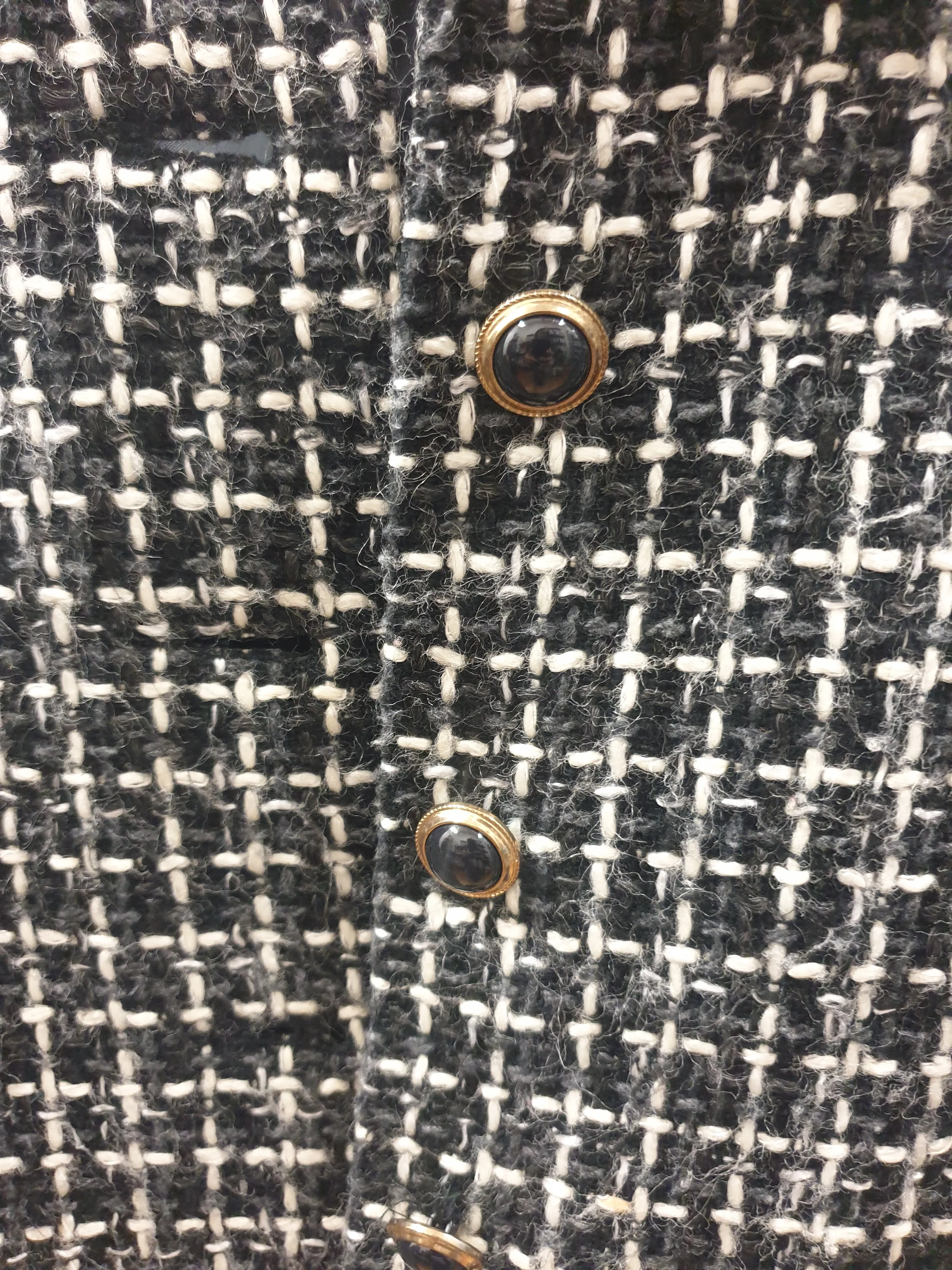 David Jones vintage knit cropped jacket size 14