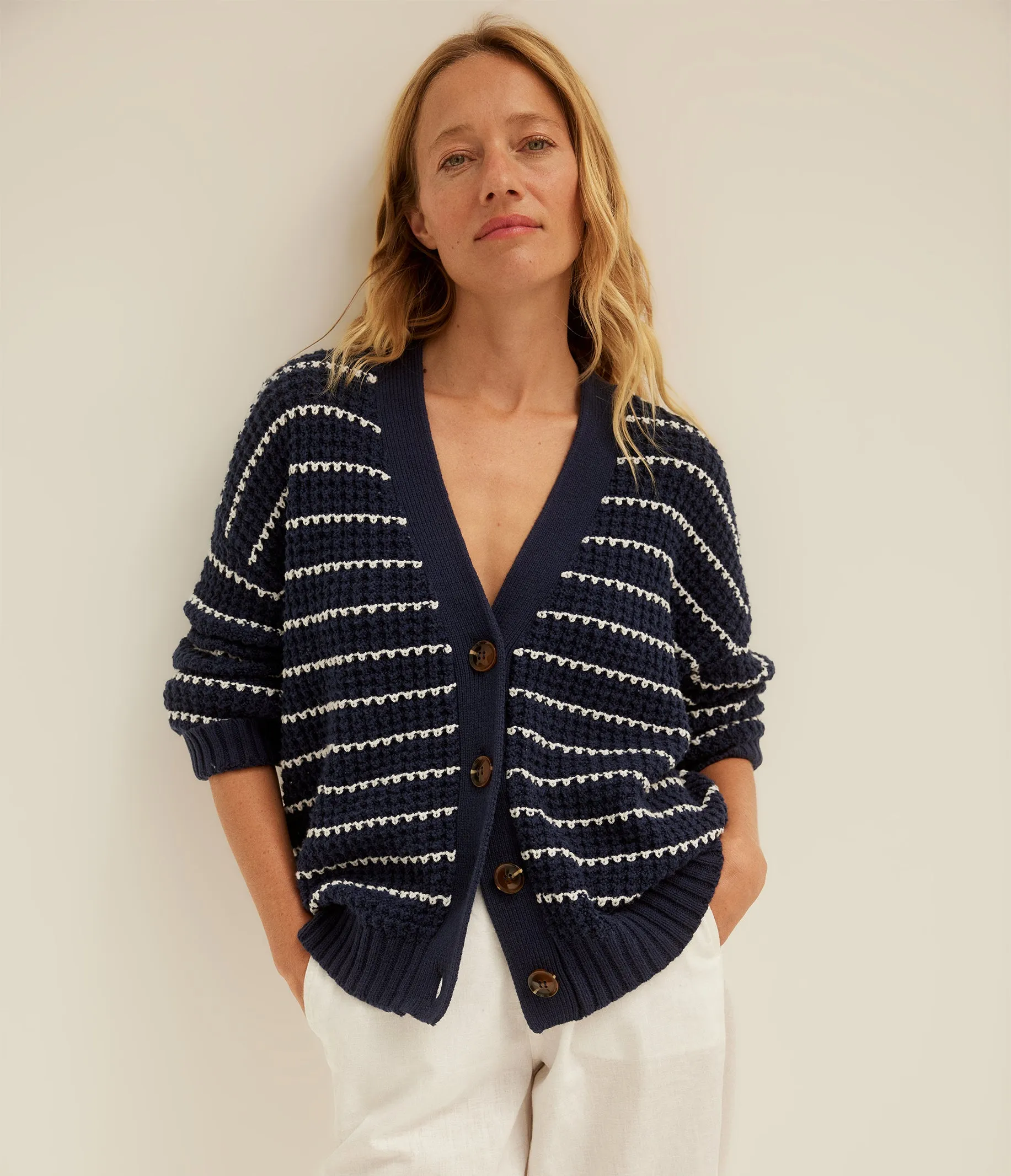 Dodi Striped Cardigan