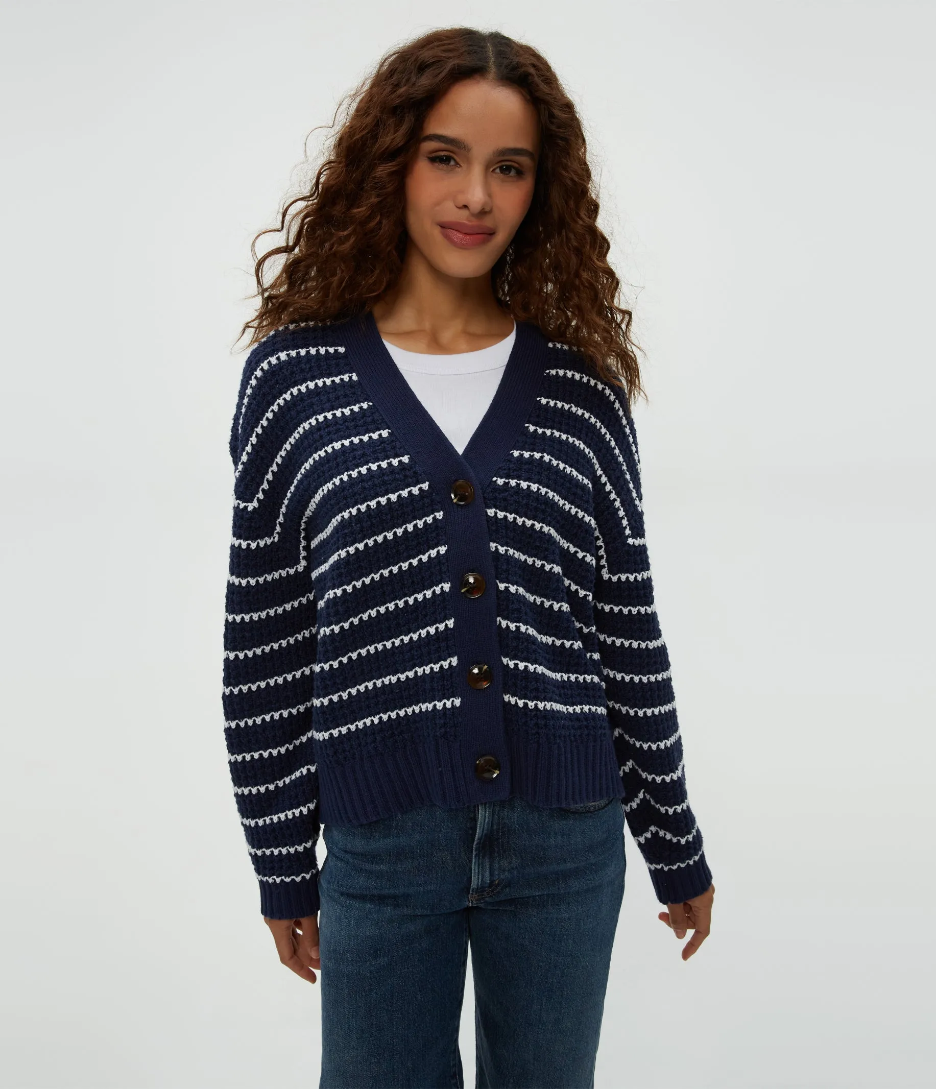 Dodi Striped Cardigan