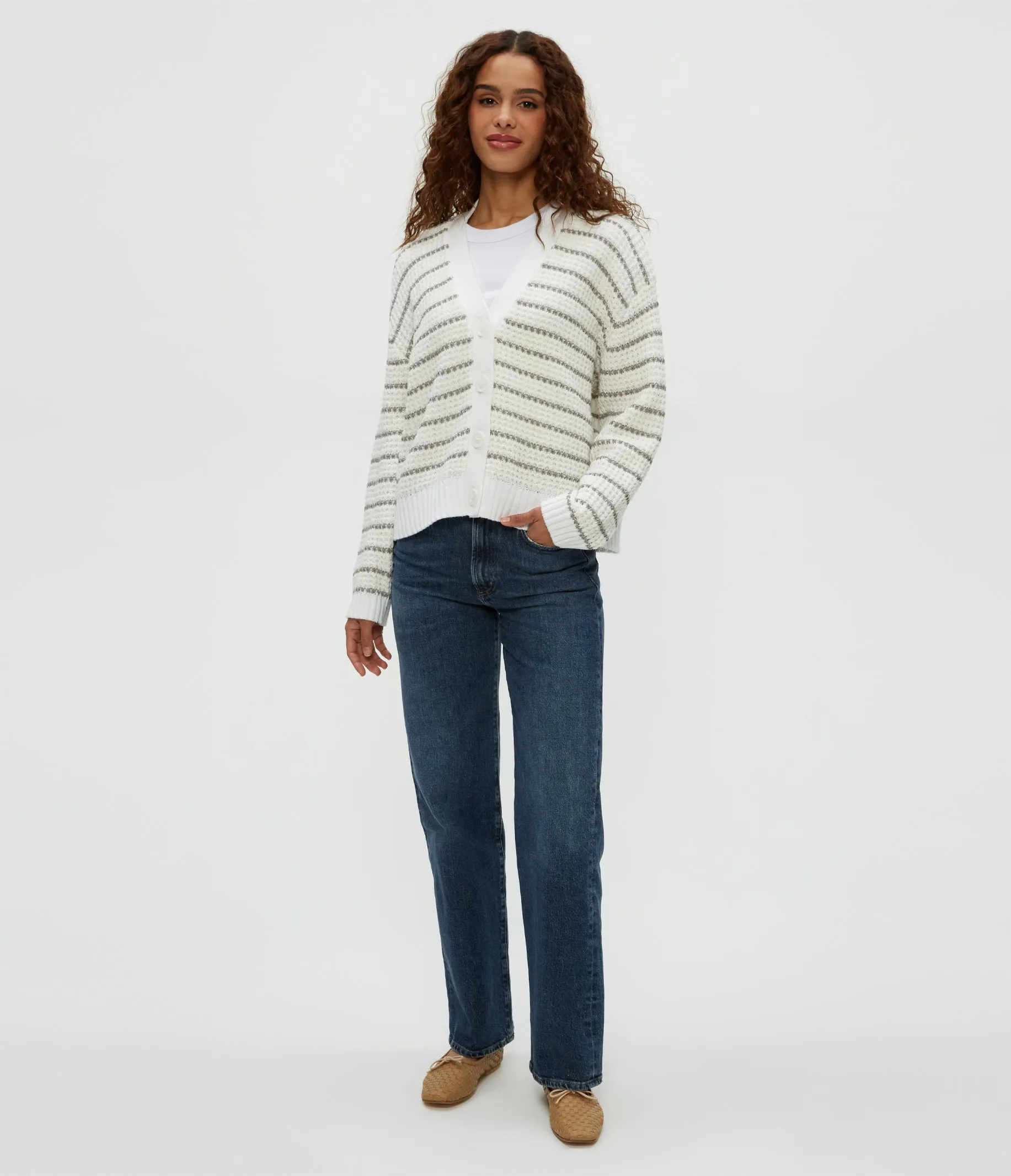 Dodi Striped Cardigan