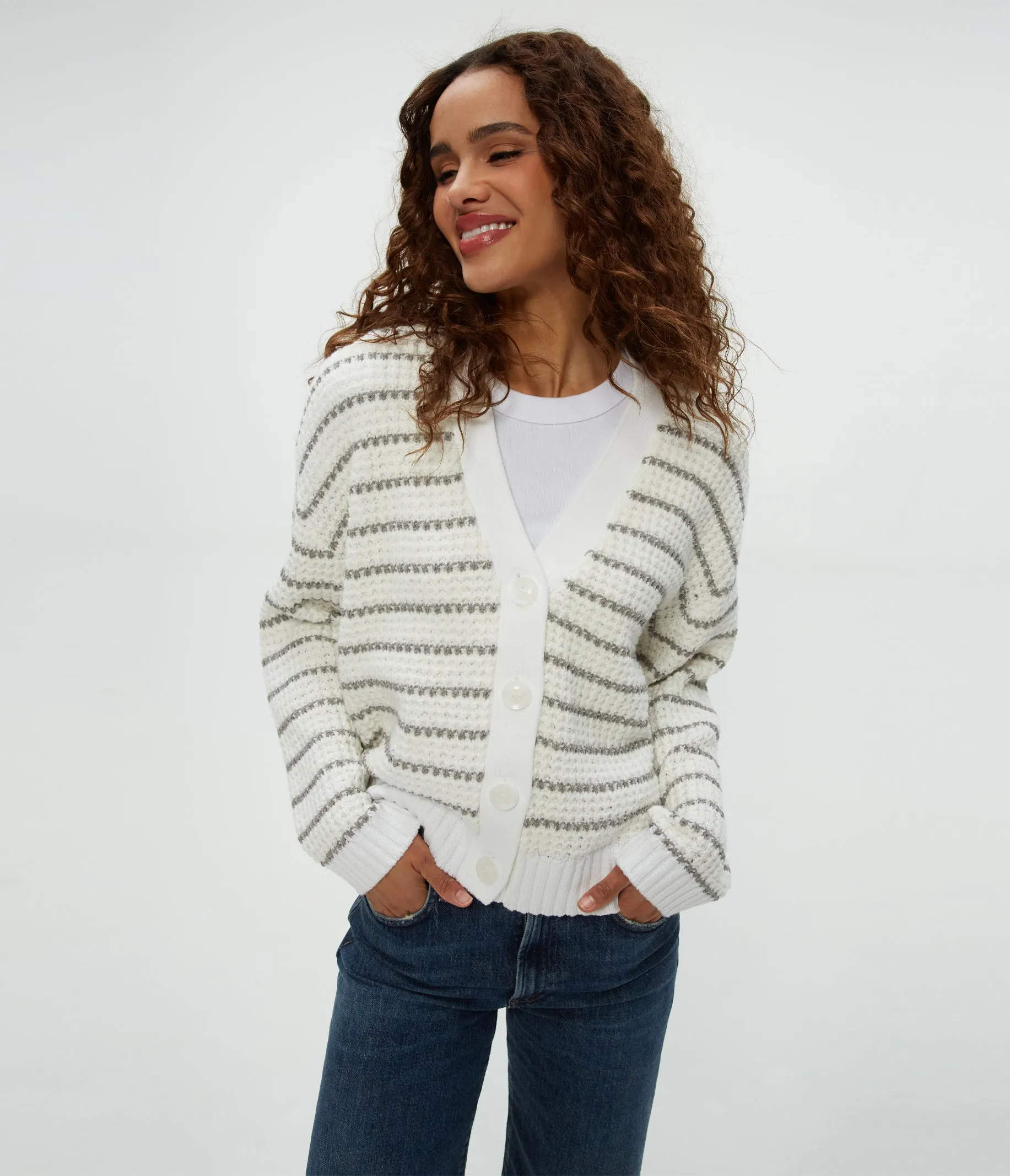 Dodi Striped Cardigan