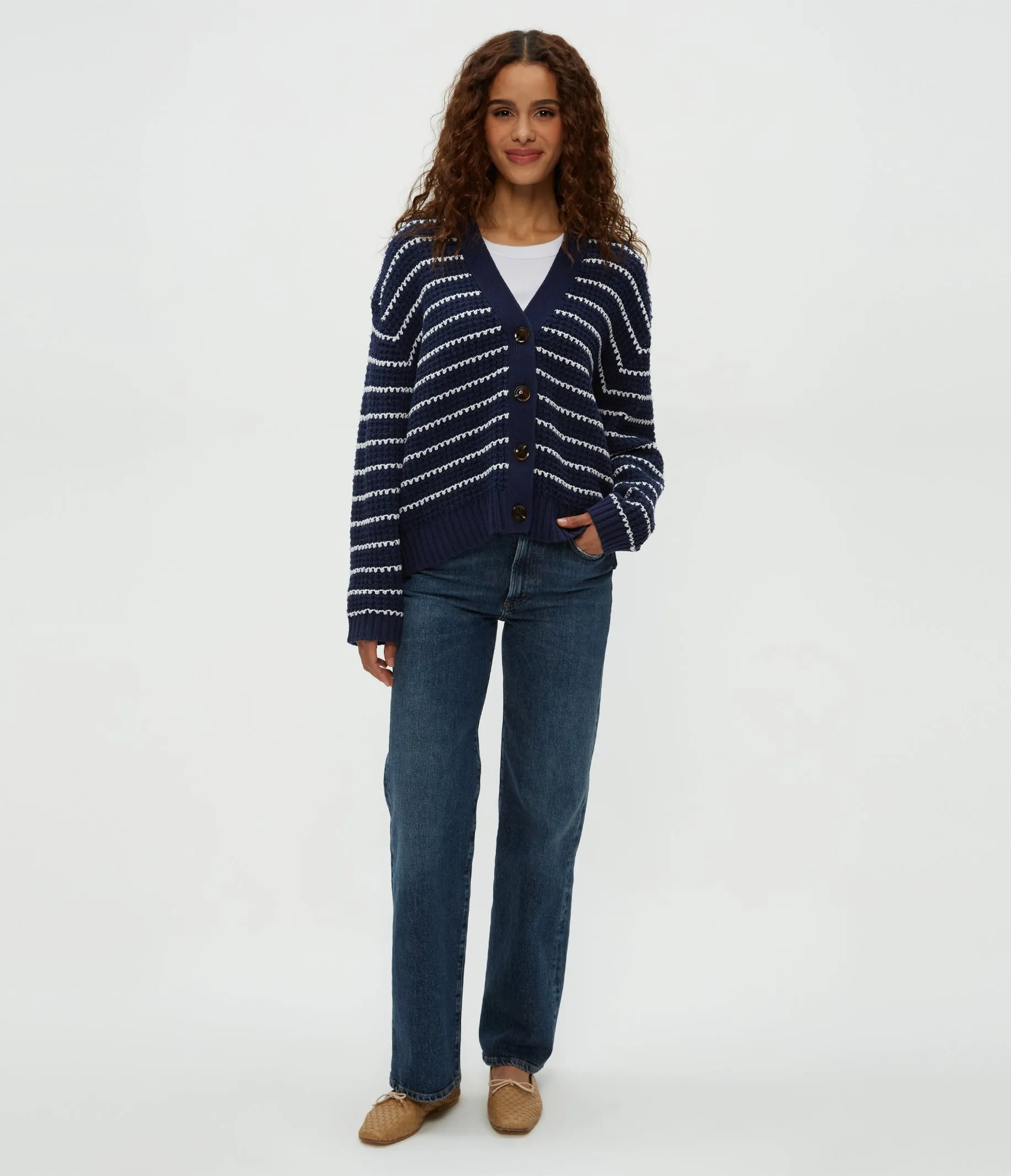 Dodi Striped Cardigan
