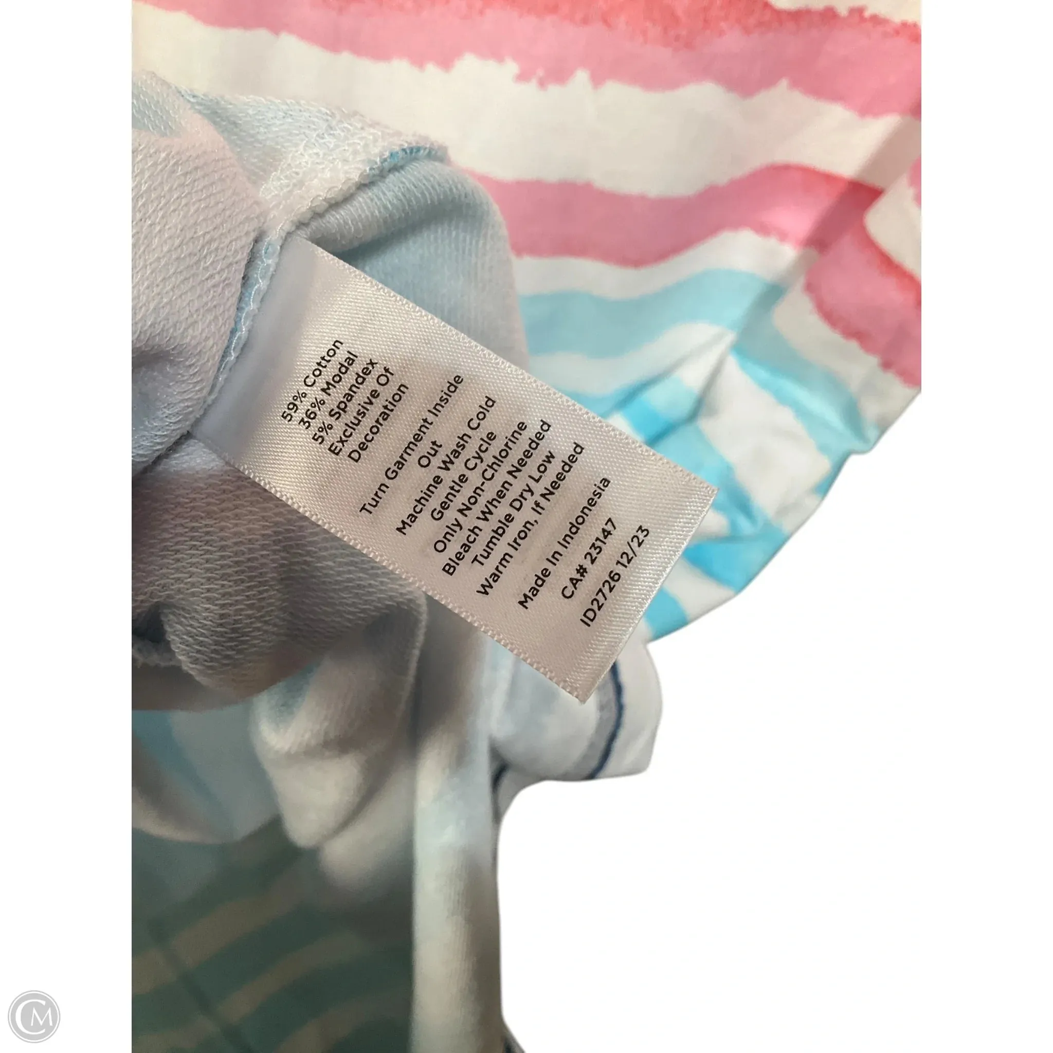 Dress Casual Short By Talbots In Striped Pattern, Size: Mp