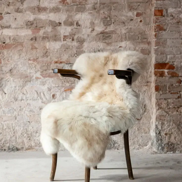 Dutch Texel Melange Fur Throw, multiple styles