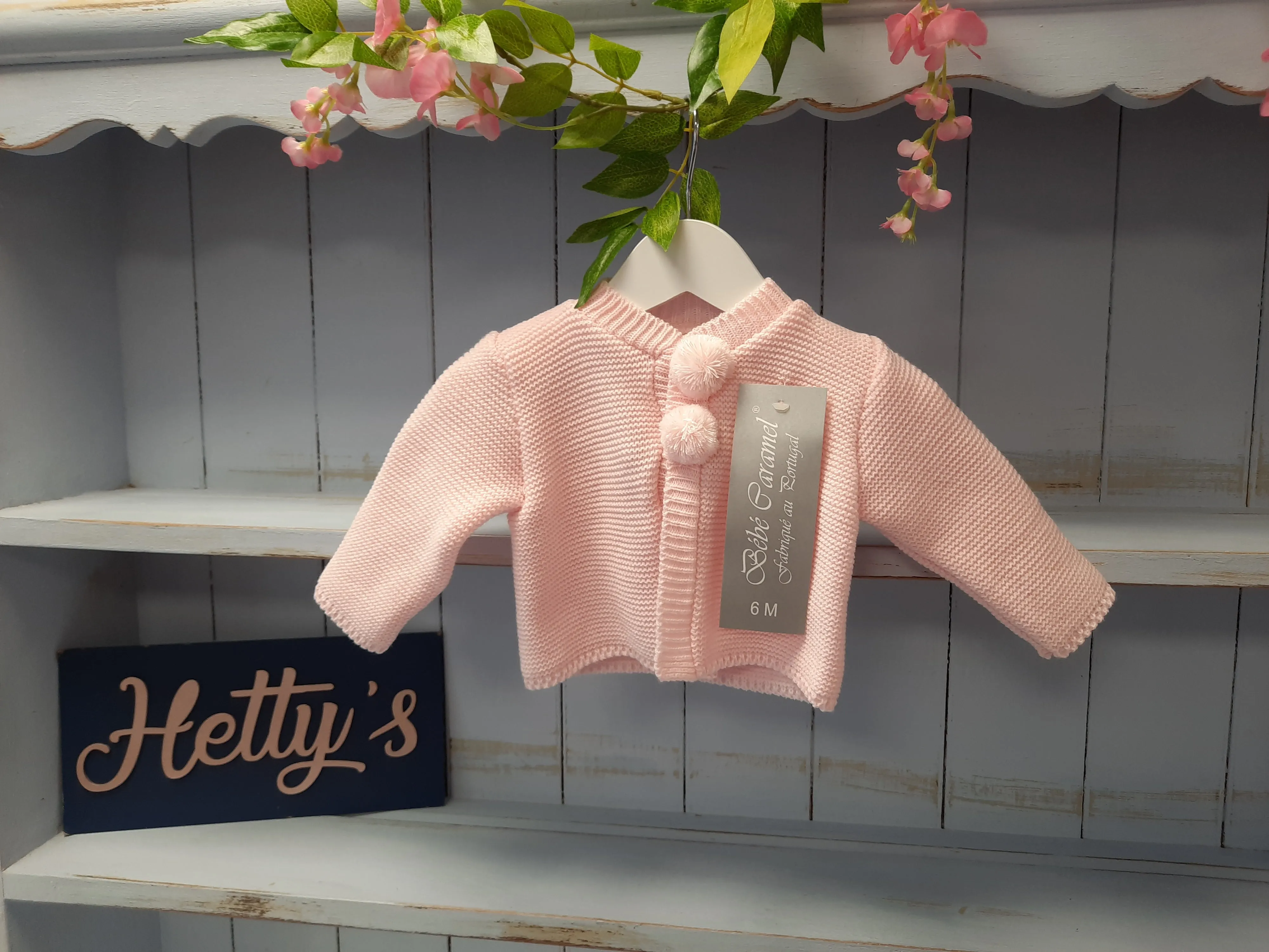 “Elm” Knitted pom cardigan