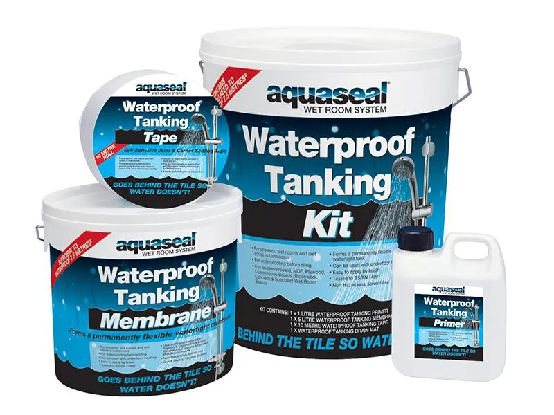 Everbuild Aquaseal Wet Room System Kit 7.5M_