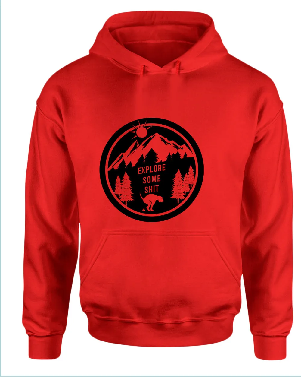 Explore some sh*t funny dog hoodie
