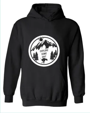 Explore some sh*t funny dog hoodie