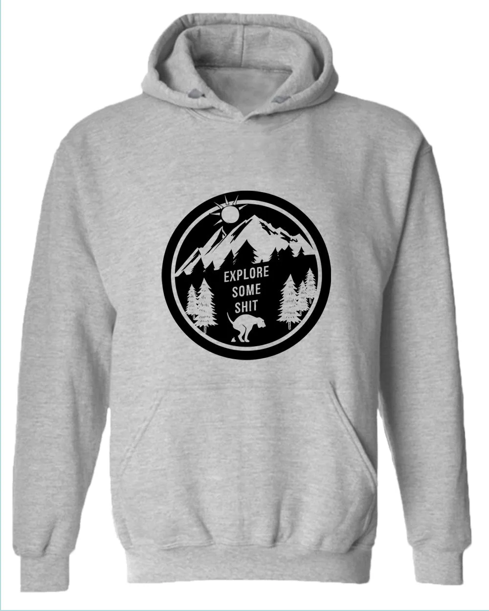 Explore some sh*t funny dog hoodie