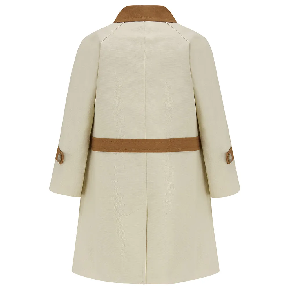 Fulham Girls Bridge Coat - Cinnamon