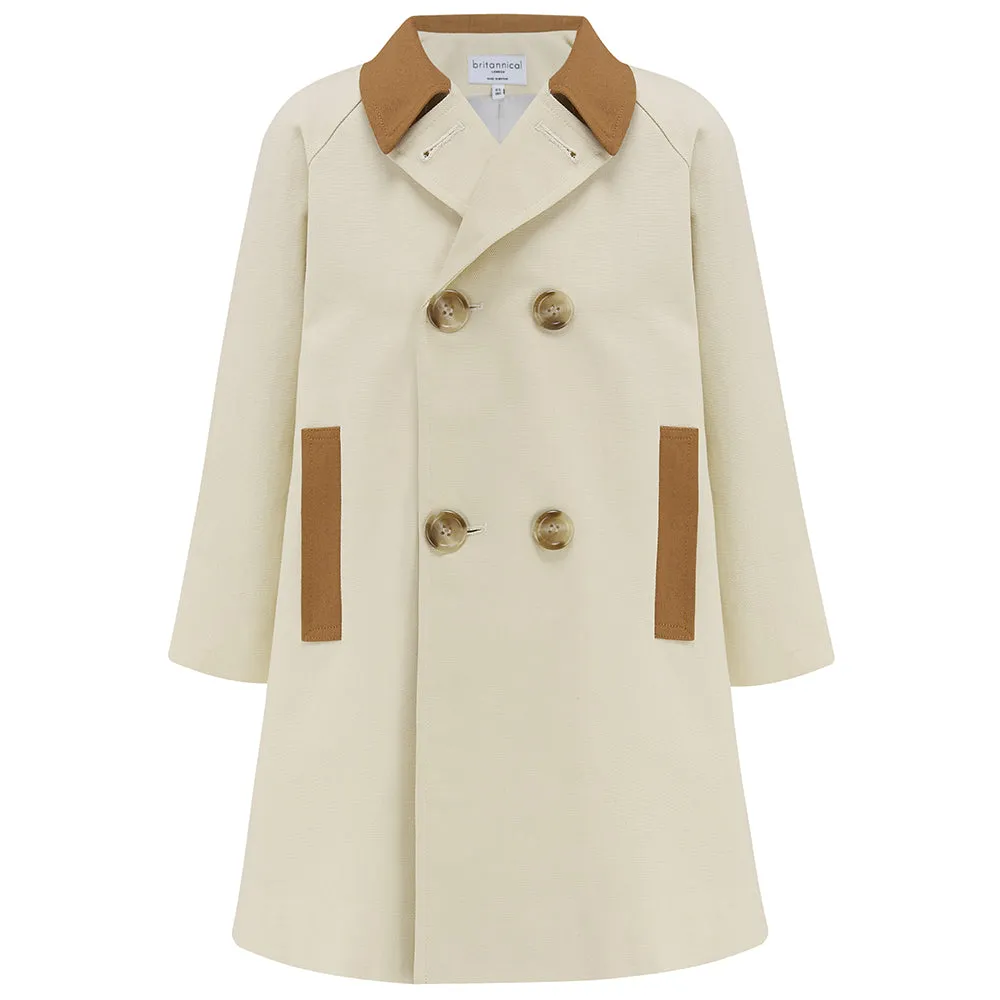 Fulham Girls Bridge Coat - Cinnamon