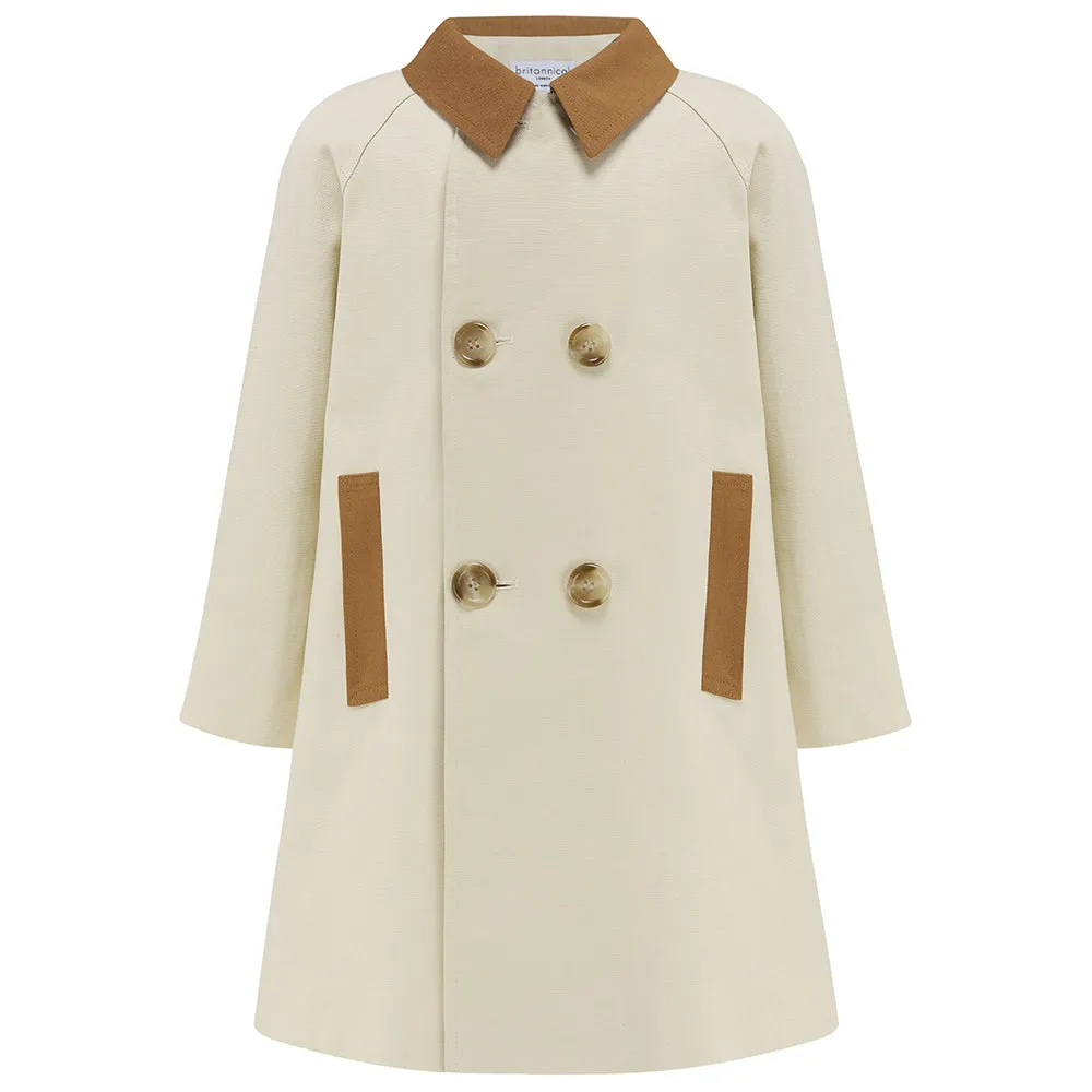 Fulham Girls Bridge Coat - Cinnamon