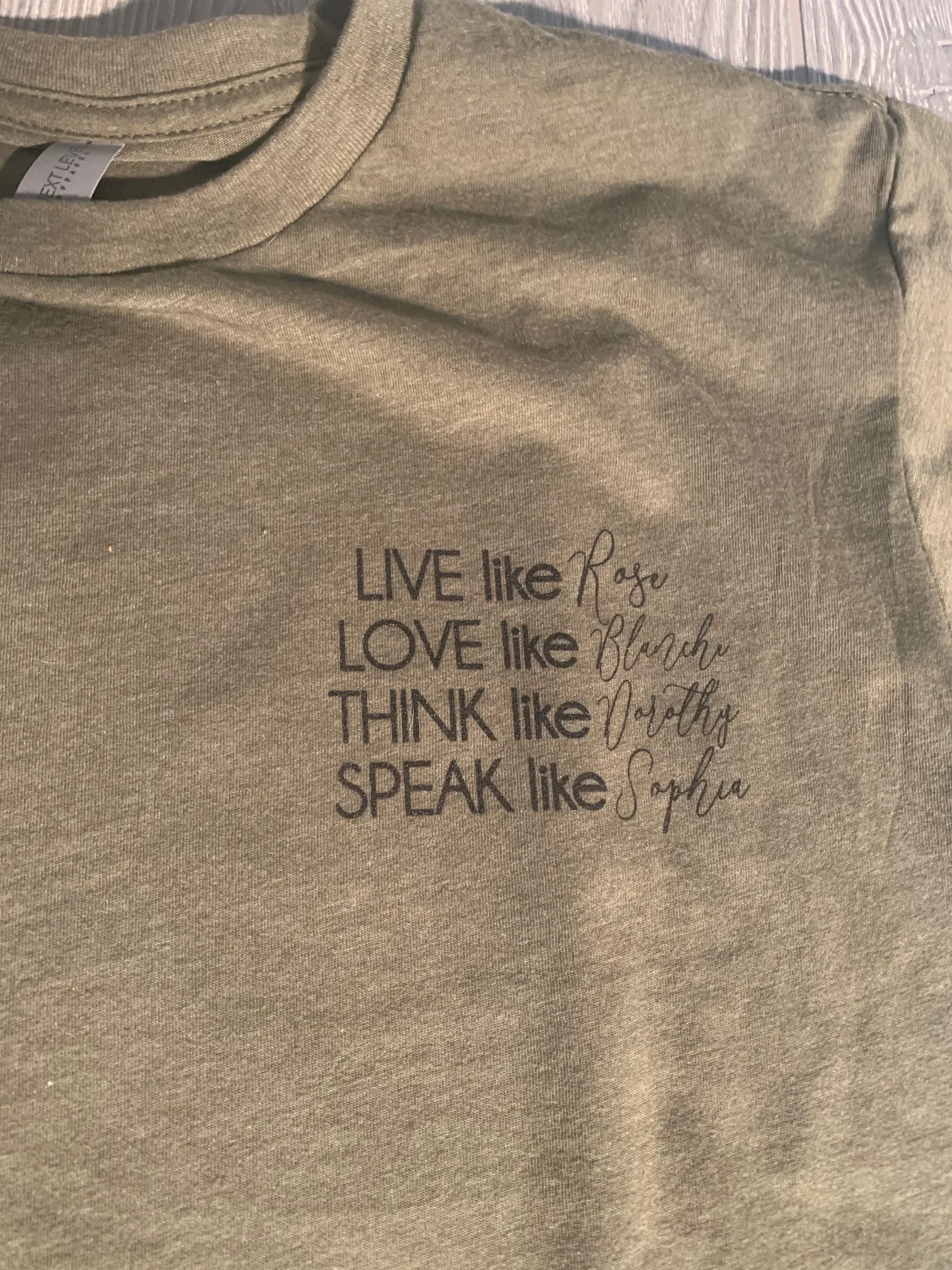Gangsta “hood” Golden Girls Shirt, Raglan, Hoodie (live like Rose, love like Blance, think like Dorothy, Speak like Sophia) shirts