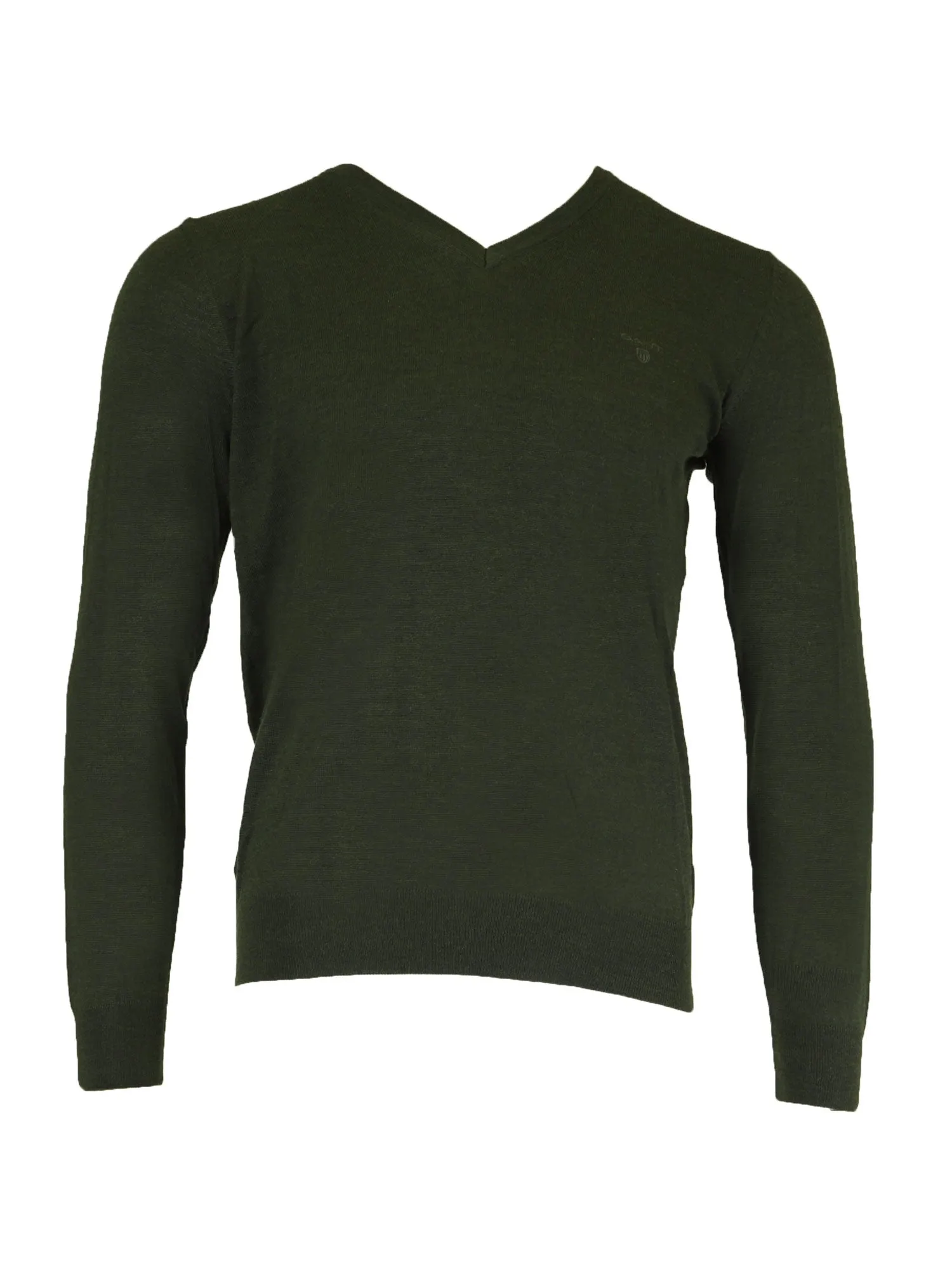 Gant Men's Fine Merino Wool V-Neck Sweater