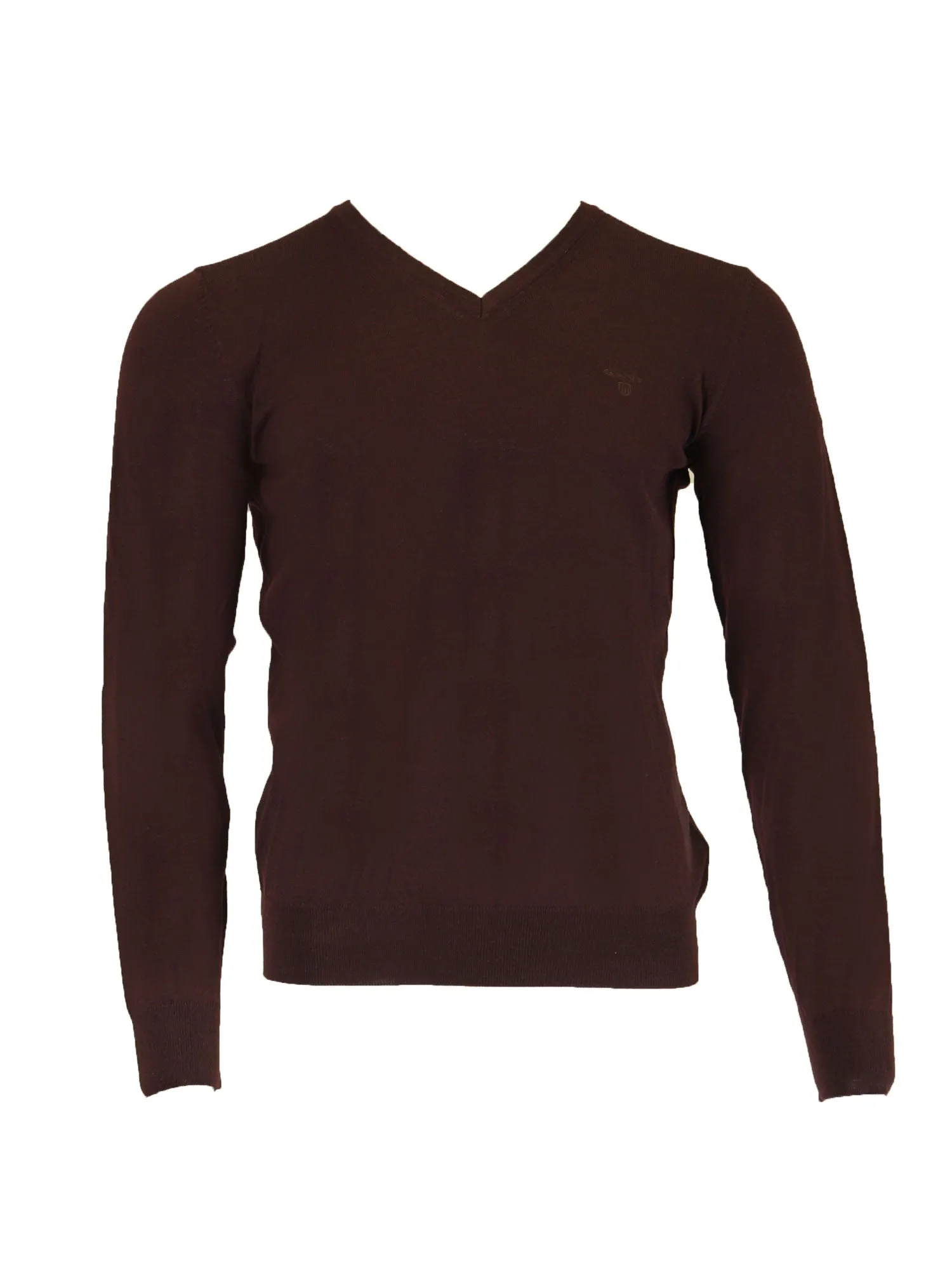 Gant Men's Fine Merino Wool V-Neck Sweater