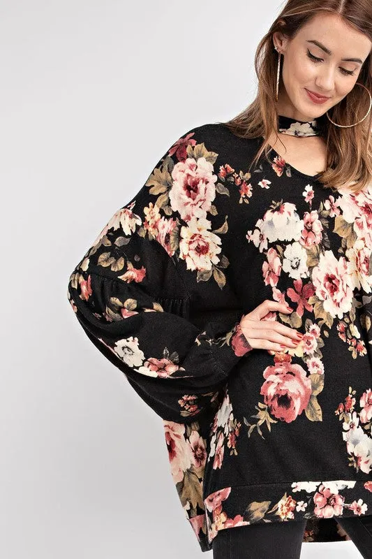 GISELLE FLORAL PULLOVER*