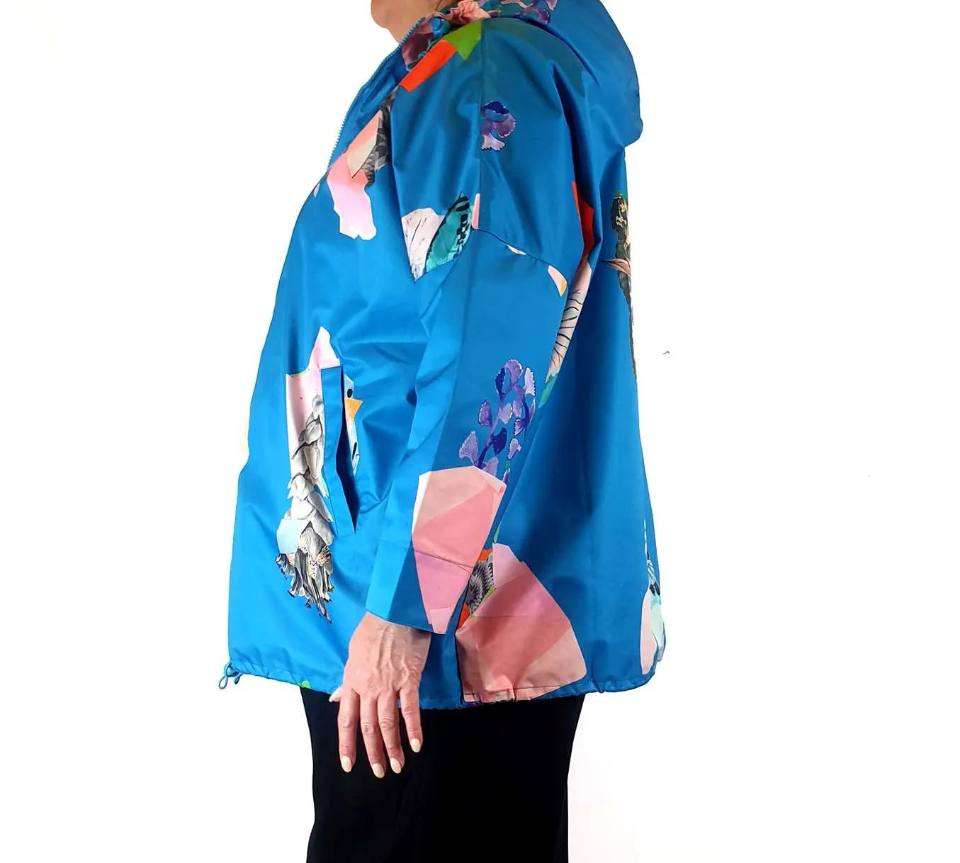 Gorman   Miranda Skoczek blue print raincoat size ML