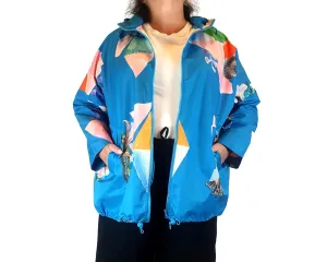 Gorman   Miranda Skoczek blue print raincoat size ML