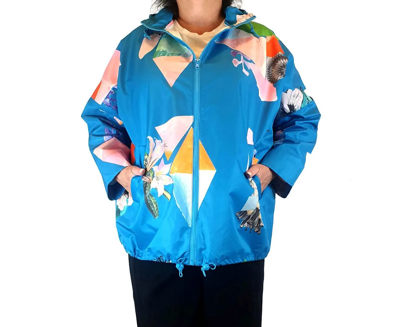 Gorman   Miranda Skoczek blue print raincoat size ML