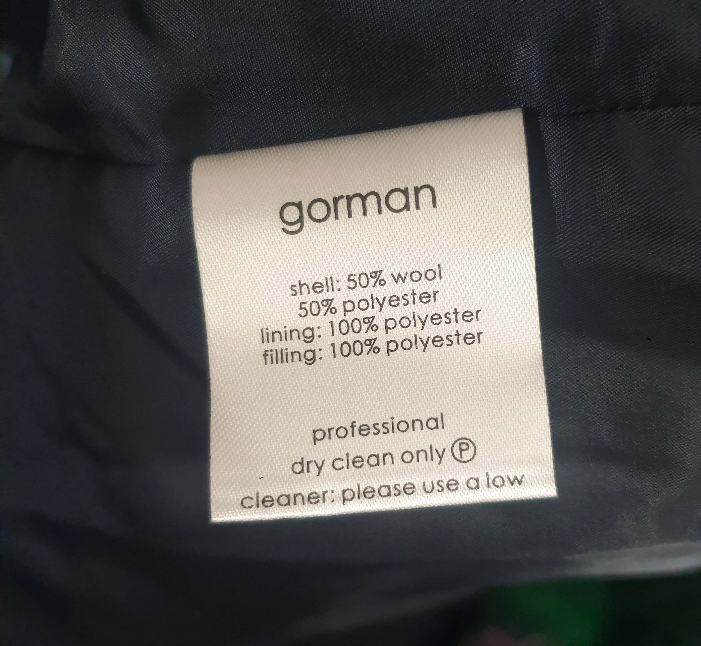 Gorman wool mix zula plaid puffer coat size 20 (new with tags, generous fit)