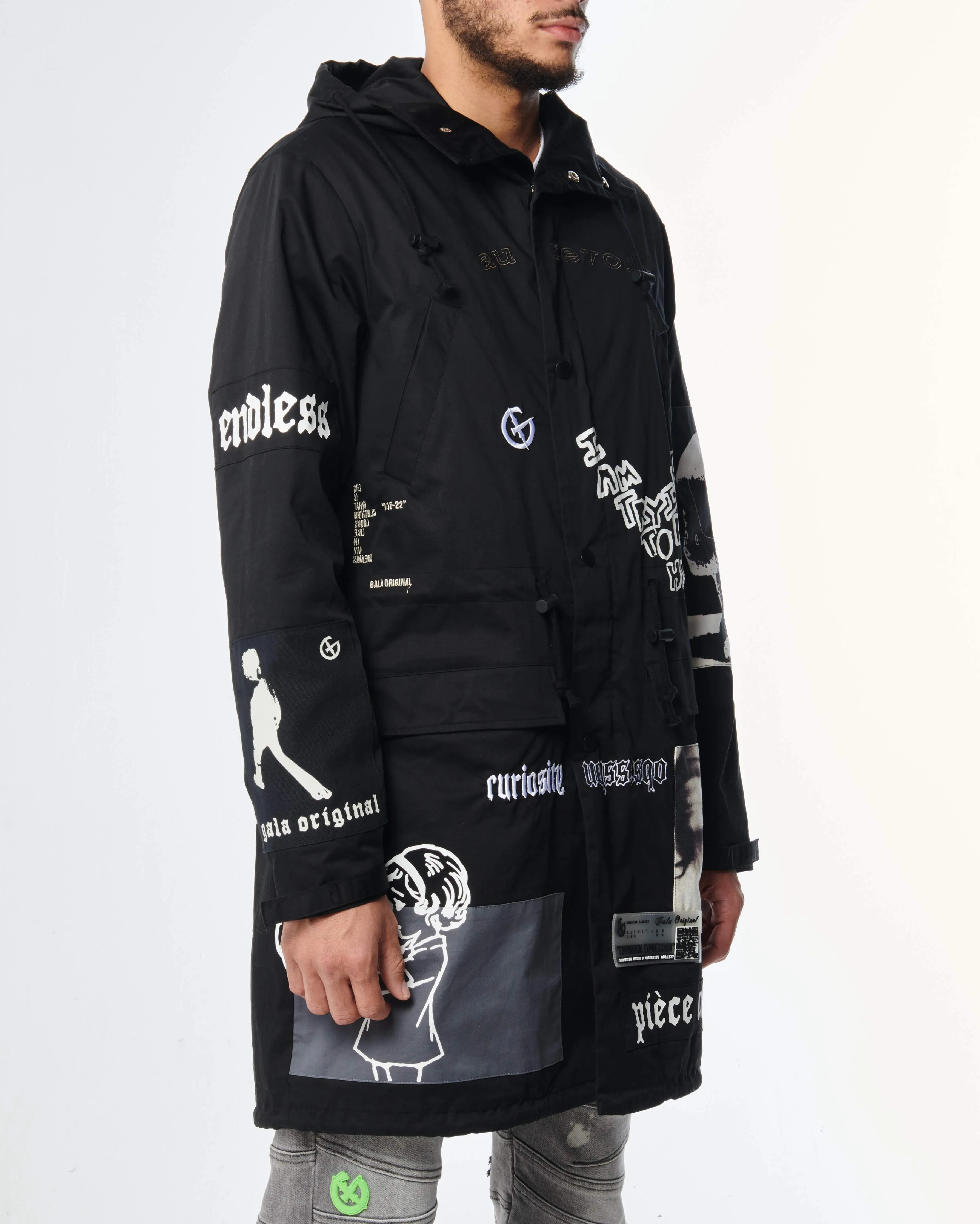 HEROIC TRENCH COAT (BLACK)