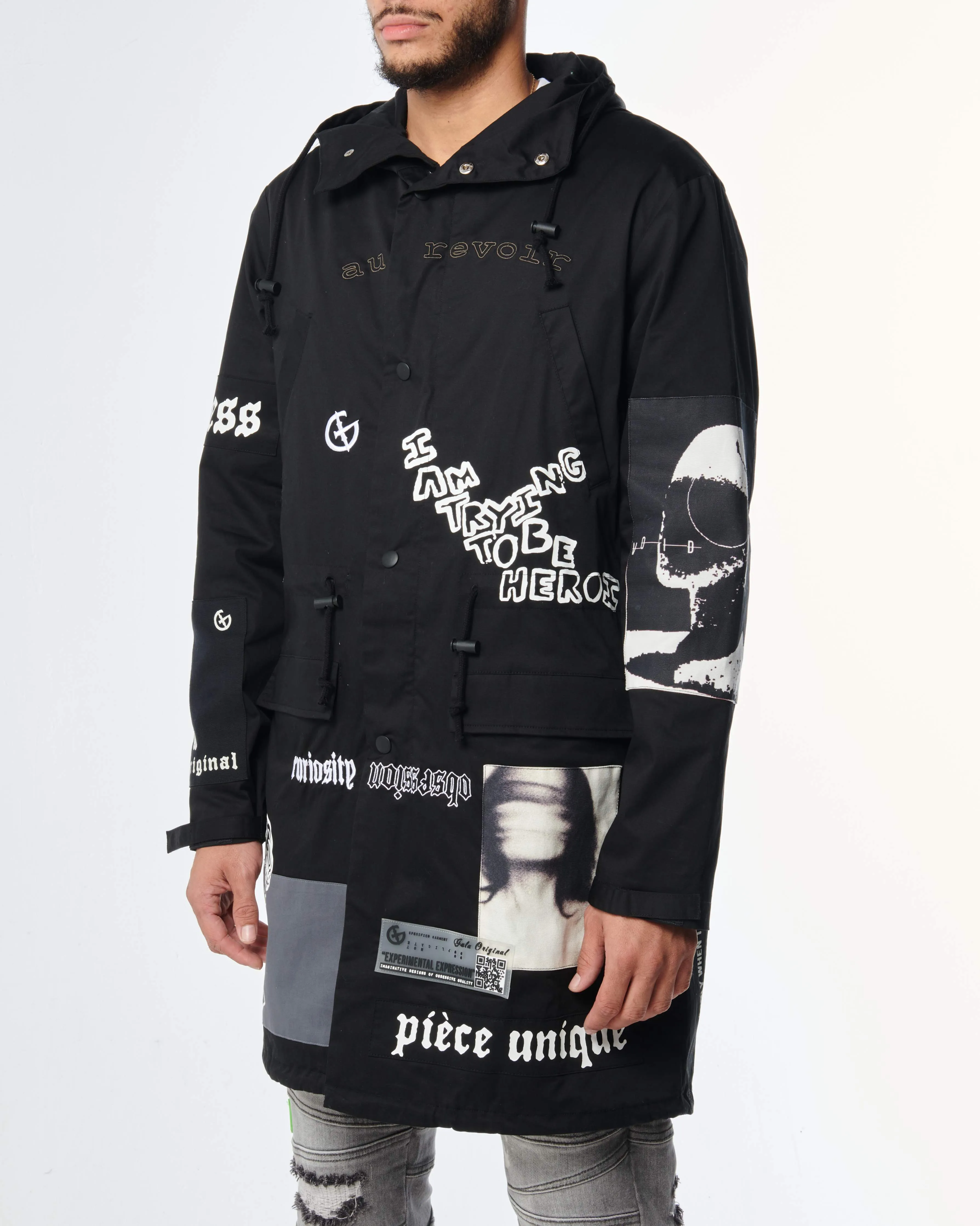 HEROIC TRENCH COAT (BLACK)