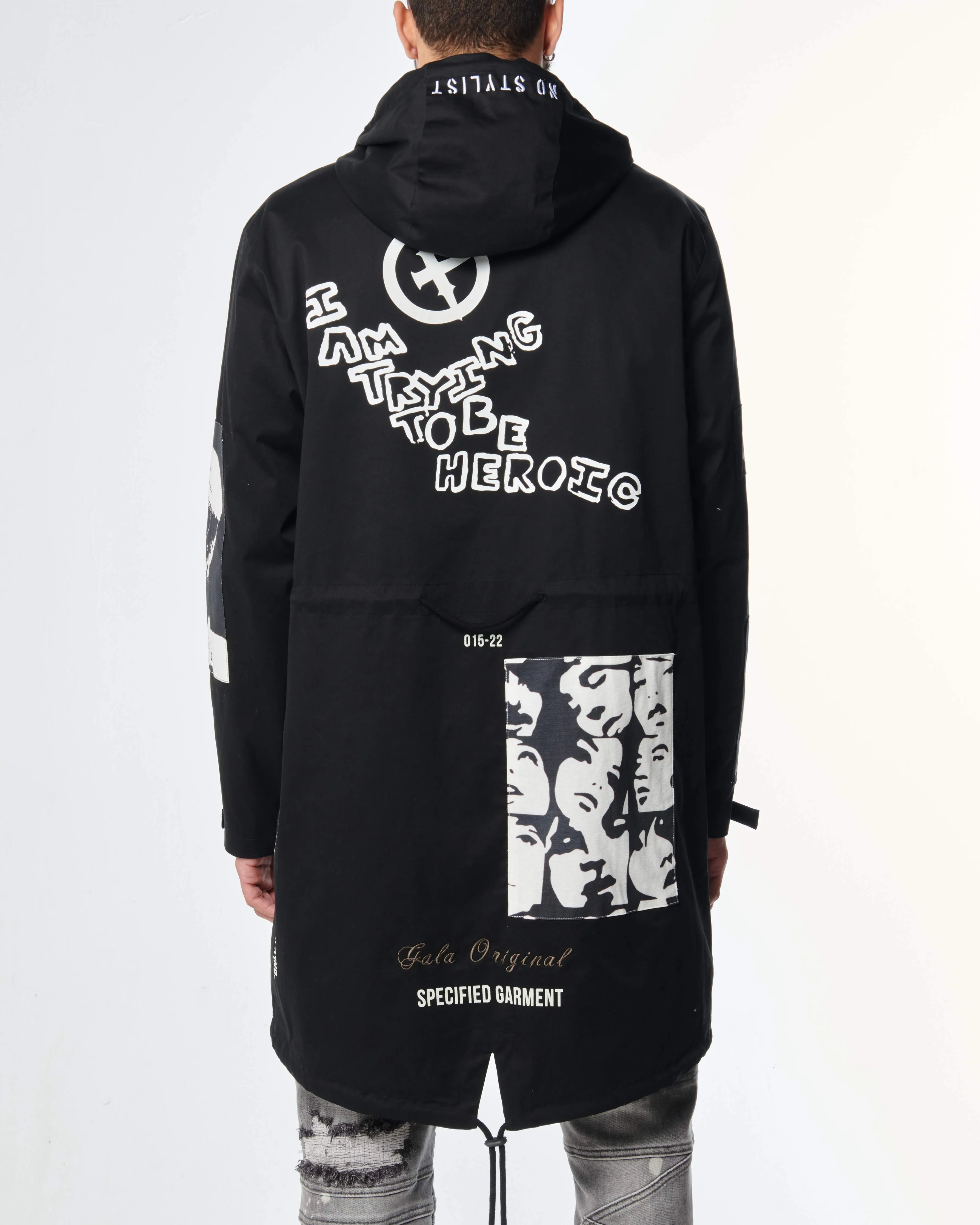 HEROIC TRENCH COAT (BLACK)