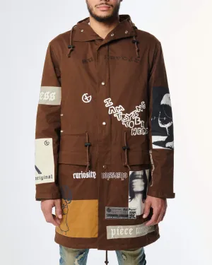 HEROIC TRENCH COAT (BROWN)