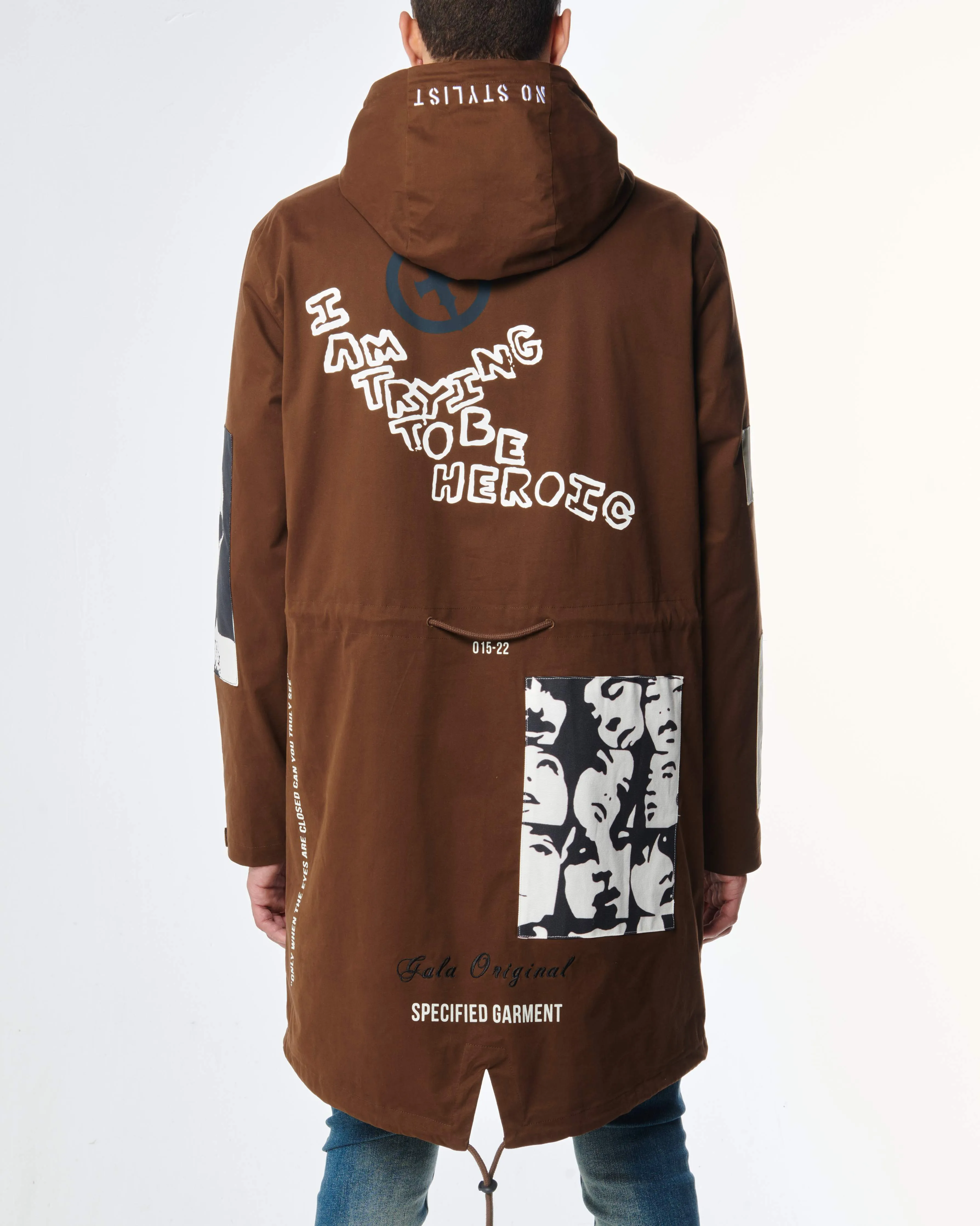 HEROIC TRENCH COAT (BROWN)