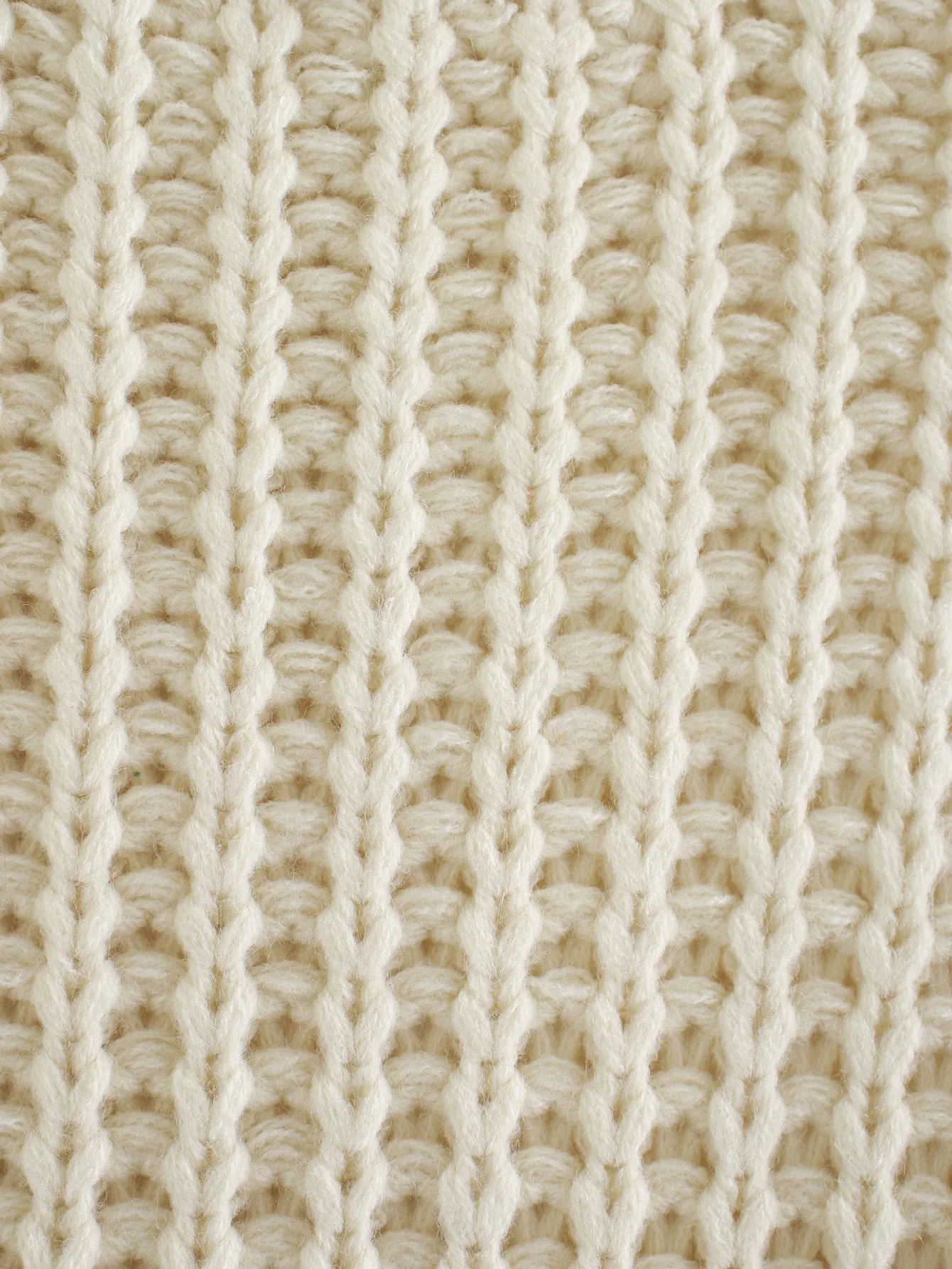 High Heap Collar Knit Vest Sweaters