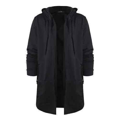 Hip-Hop Casual Mid-long Hoodies