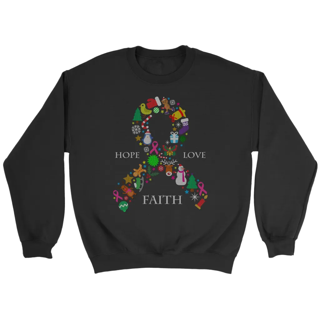 Hope Love & Faith Ugly Christmas Shirts and Sweaters