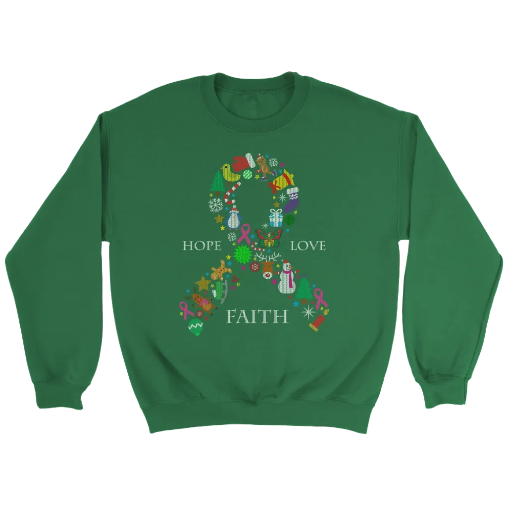 Hope Love & Faith Ugly Christmas Shirts and Sweaters