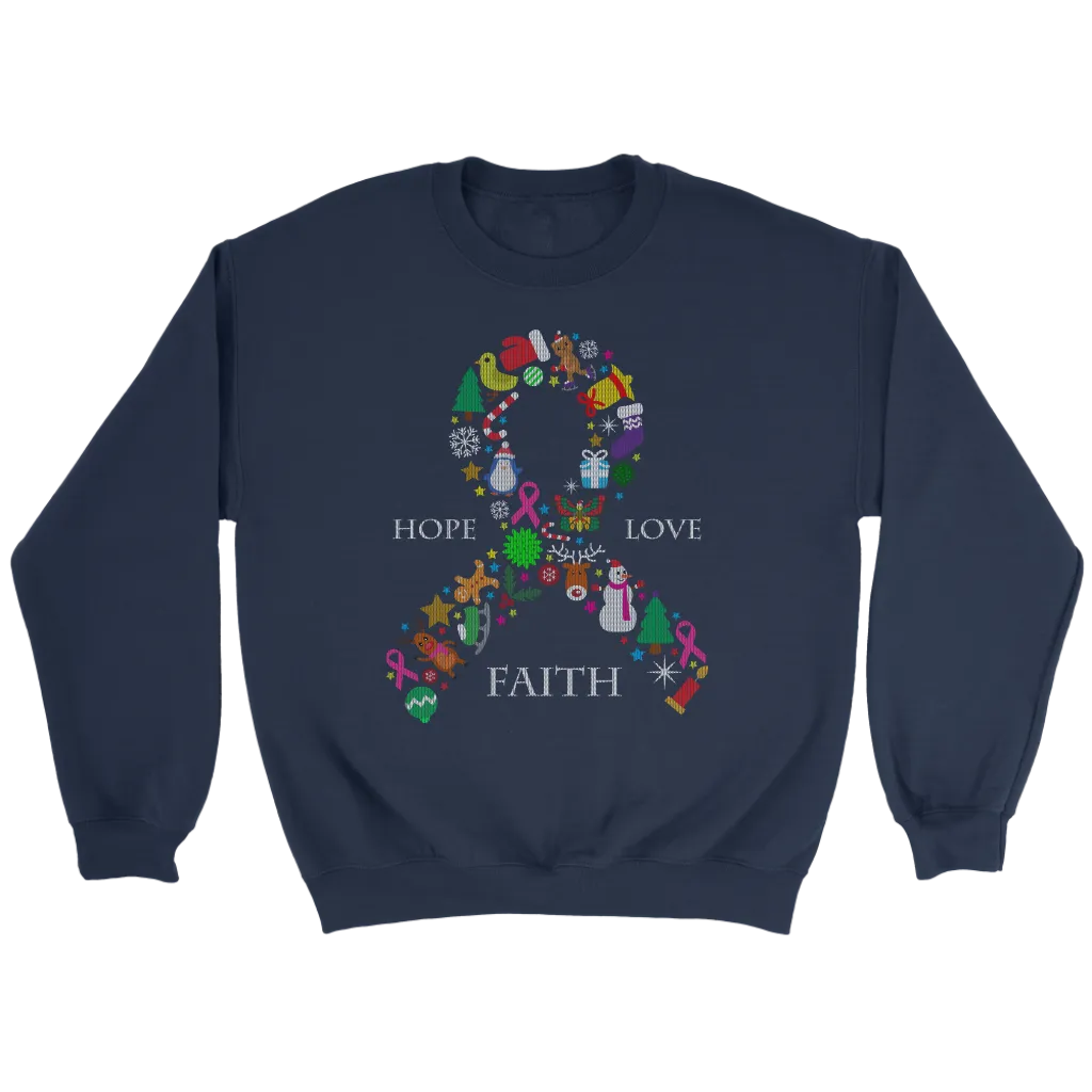 Hope Love & Faith Ugly Christmas Shirts and Sweaters