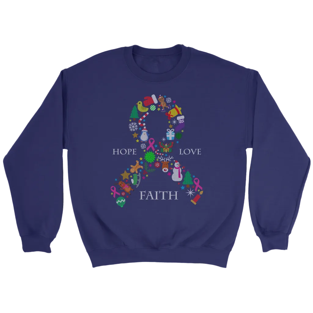 Hope Love & Faith Ugly Christmas Shirts and Sweaters