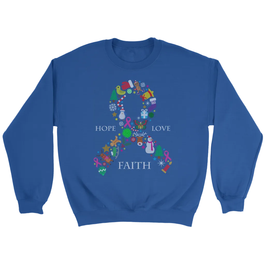 Hope Love & Faith Ugly Christmas Shirts and Sweaters