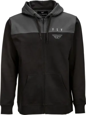 Horizontal Zip Up Hoodie