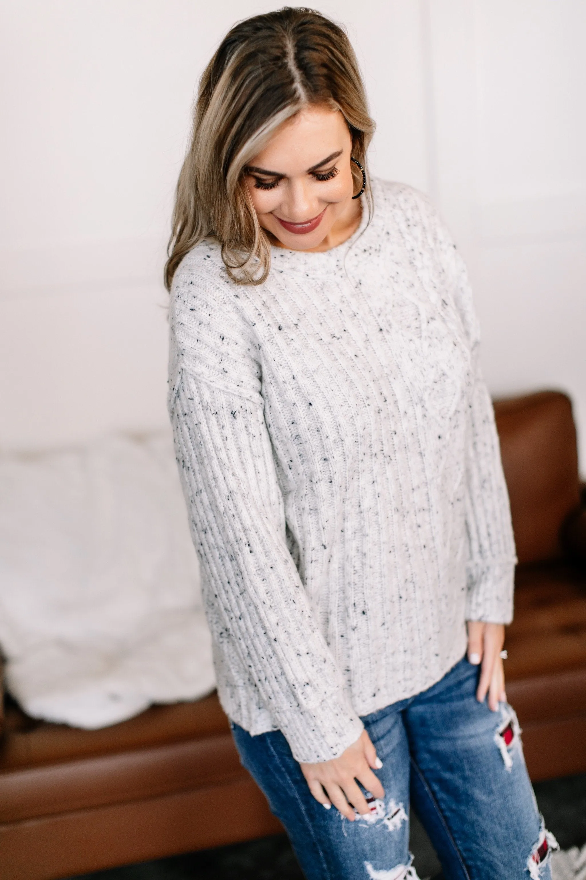 In Good Company Speckled Sweater