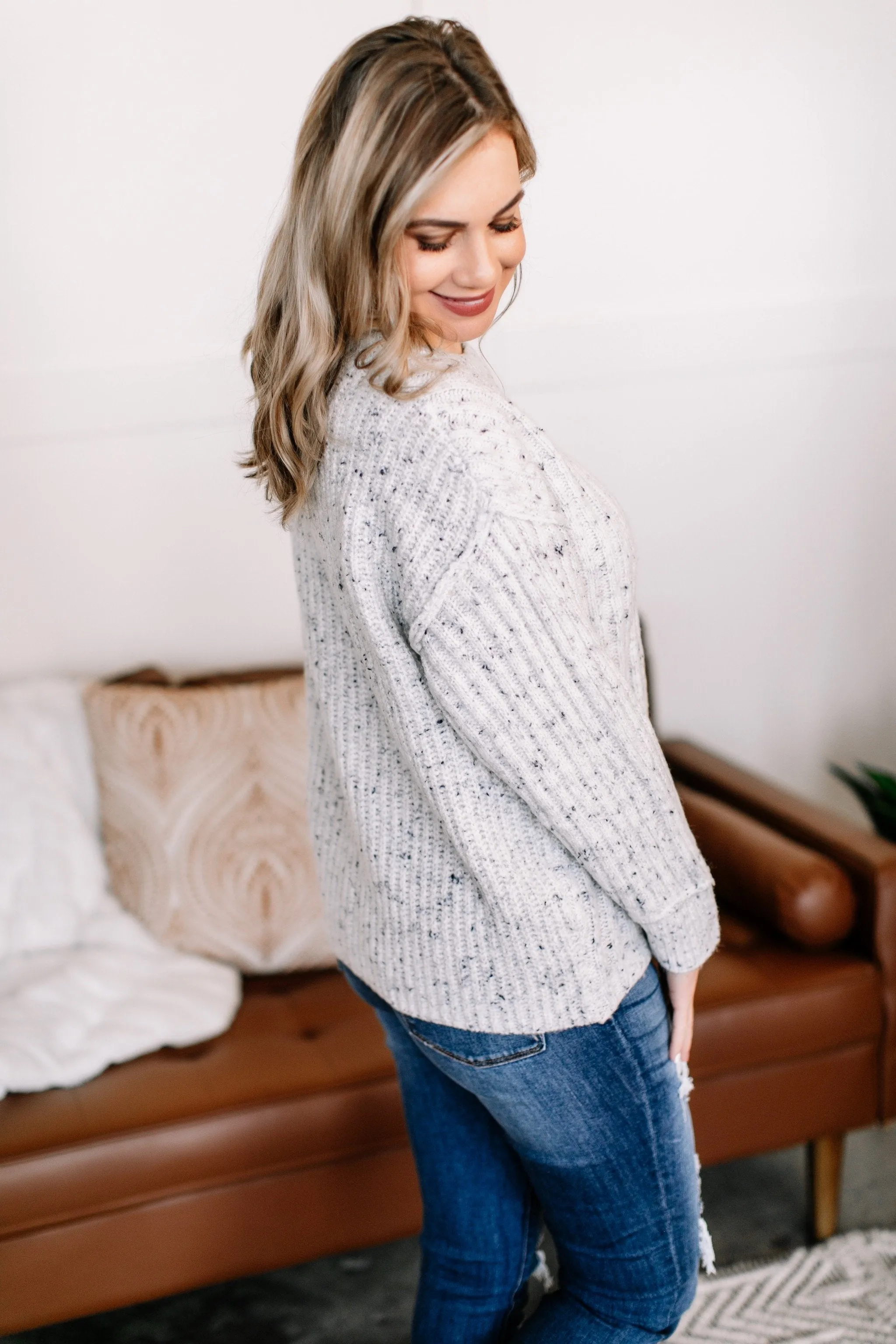 In Good Company Speckled Sweater