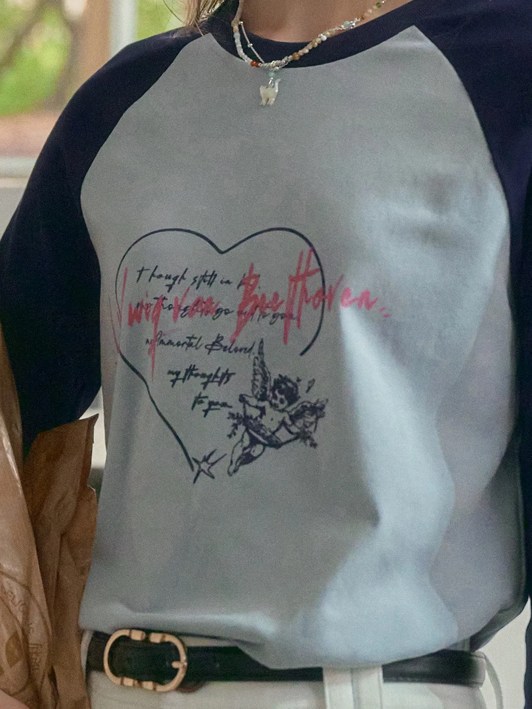 Isla Valentine's Day Long Sleeve T-Shirt - Blue