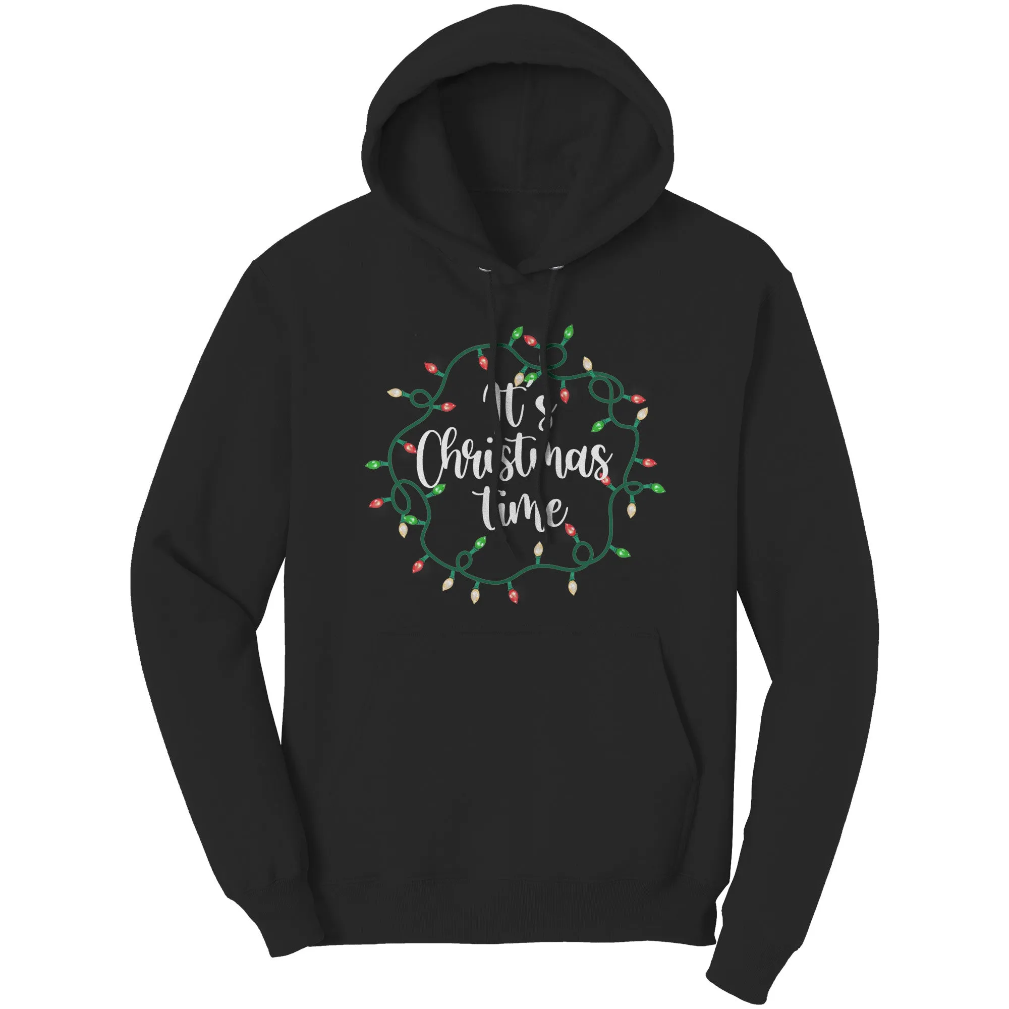It's Christmas Time Hoodie For Christmas Gifts For Her, Cute Christmas Hoodie, Christmas Sweater Gift, Vintage Christmas Design Hoodies Gift