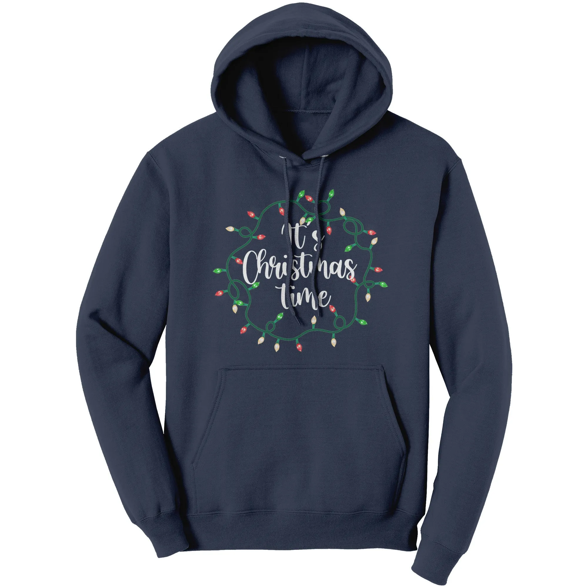 It's Christmas Time Hoodie For Christmas Gifts For Her, Cute Christmas Hoodie, Christmas Sweater Gift, Vintage Christmas Design Hoodies Gift